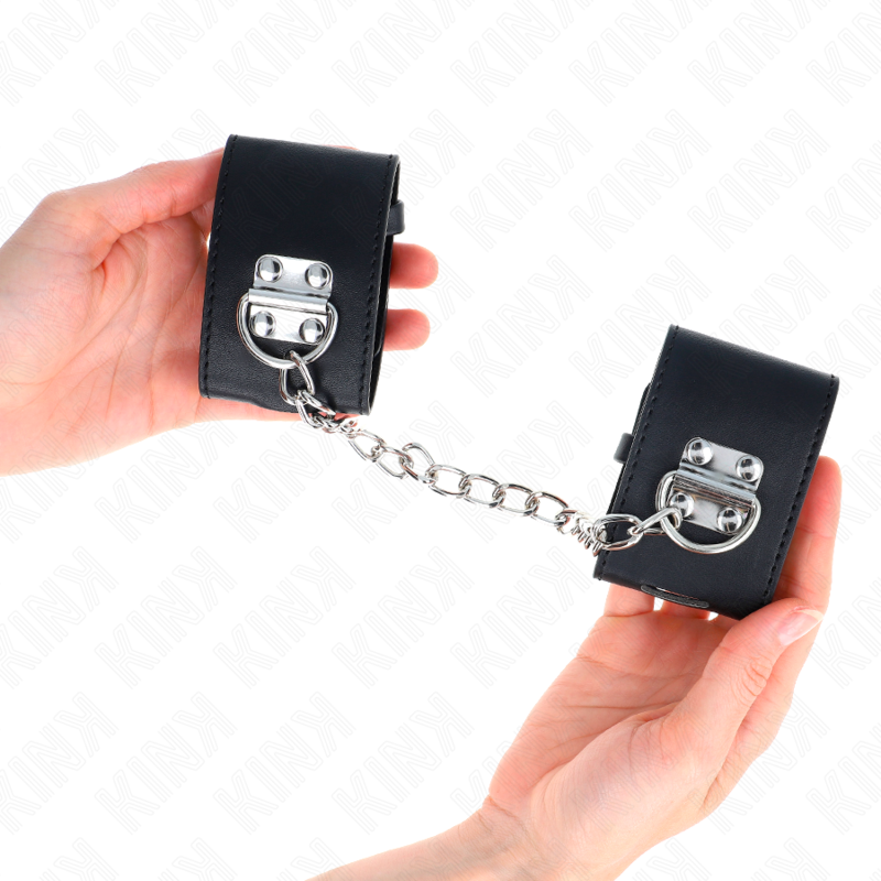 Manette BDSM con Catena Kink — Regolabili, Lucchetto