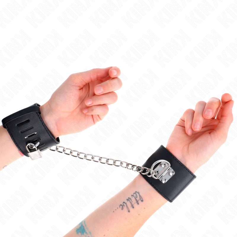 Manette BDSM con Catena Kink — Regolabili, Lucchetto