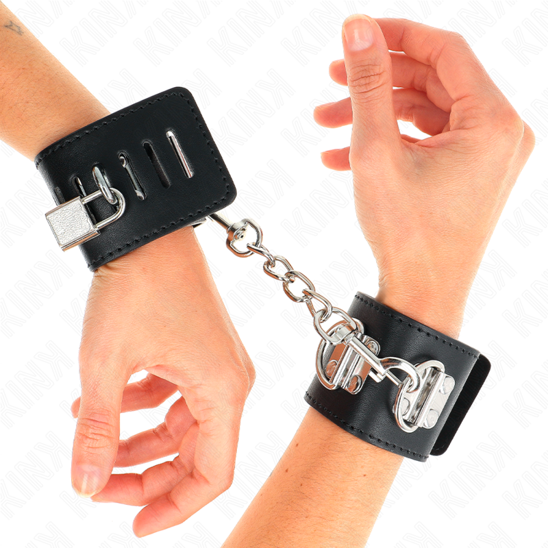 Manette BDSM Regolabili Kink — Polso, Chiusura a Lucchetto