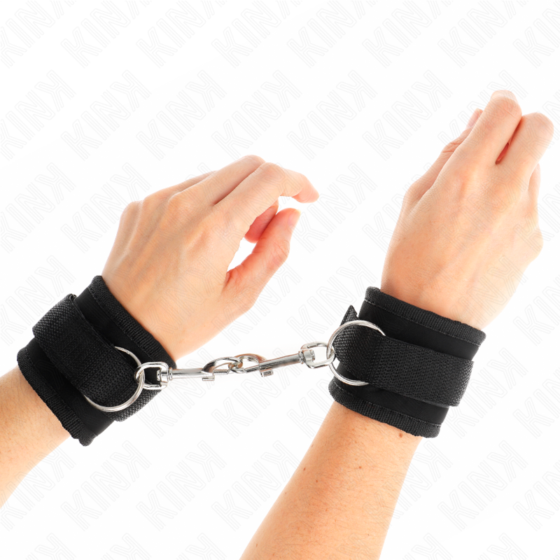 Manette BDSM in Nylon Kink — Regolabili, 18-35 cm