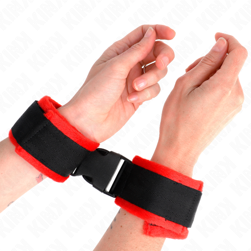 Manette BDSM in Nylon Kink — Regolabili, 25-35 cm