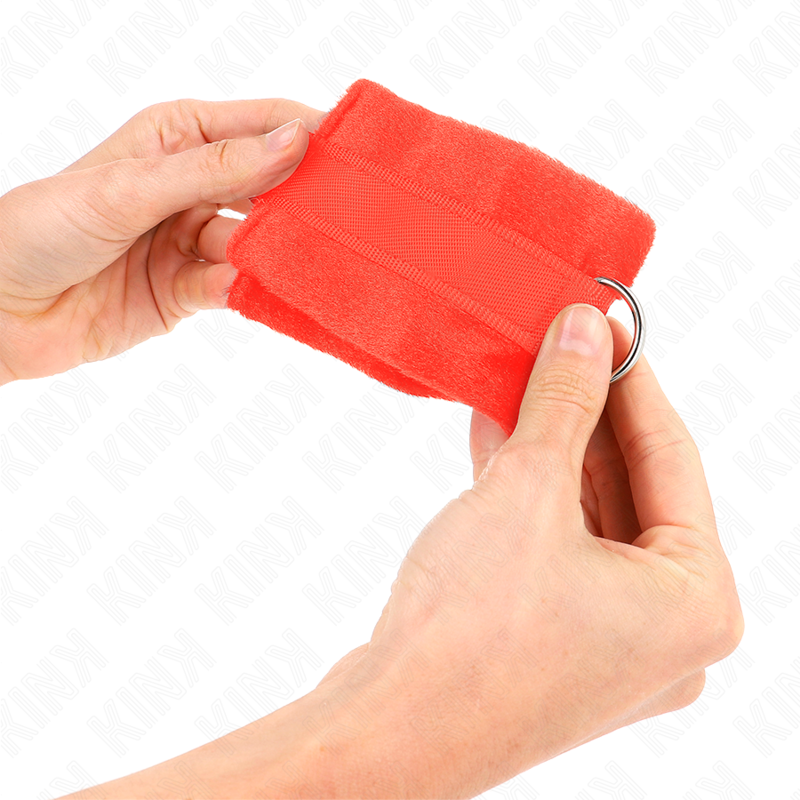 Manette BDSM in Pelliccia Kink — Rosse, 30 x 7 cm