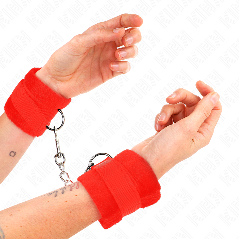 Manette BDSM in Pelliccia Kink — Rosse, 30 x 7 cm