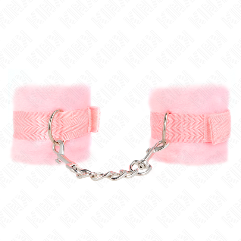 Manette BDSM in Pelliccia Kink — Rosa, 30 x 7 cm