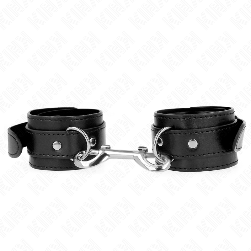 Manette BDSM da Polso Kink — Rivetti, Regolabile 17-28 cm