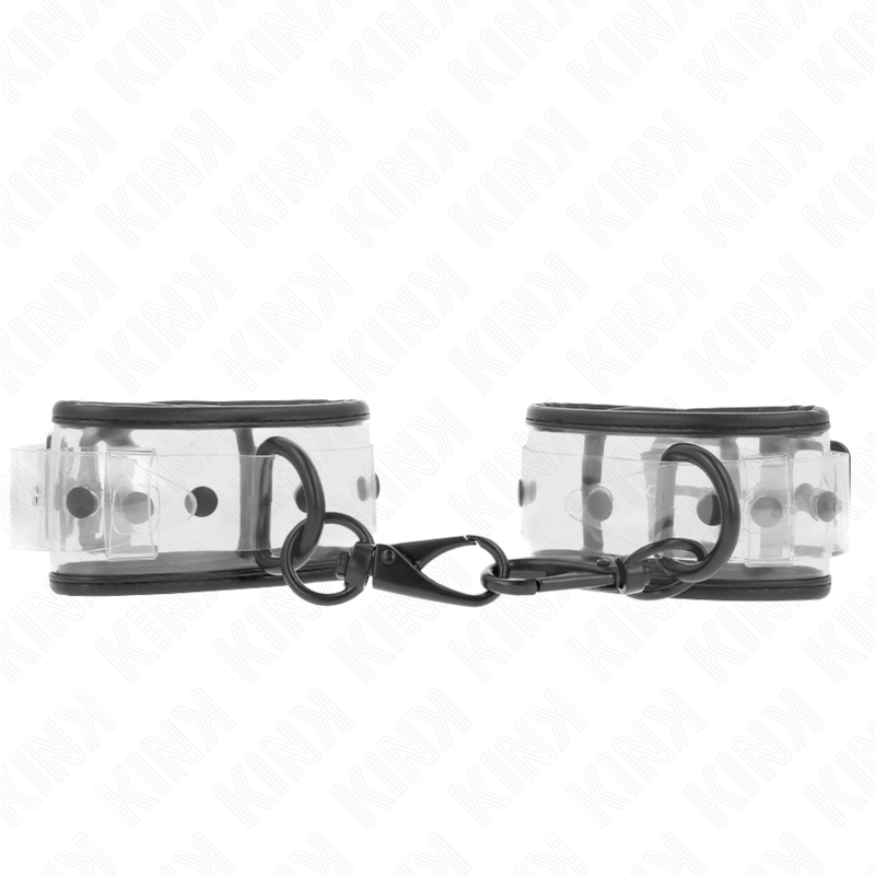 Manette BDSM Regolabili Kink Wrist Restraint — Trasparenti