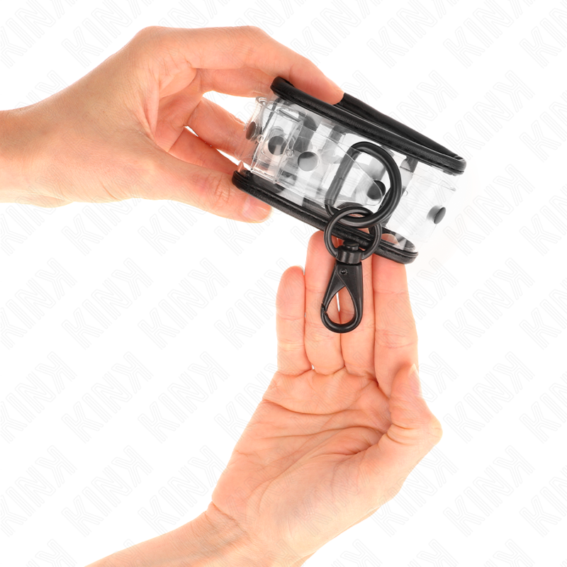 Manette BDSM Regolabili Kink Wrist Restraint — Trasparenti