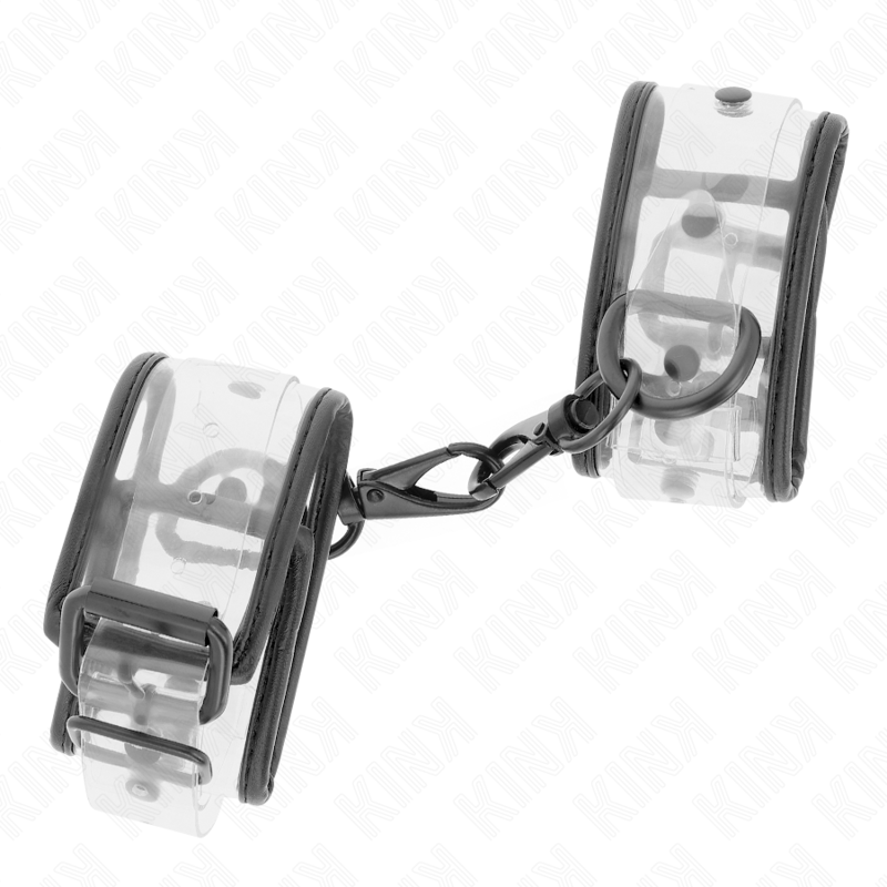 Manette BDSM Regolabili Kink Wrist Restraint — Trasparenti