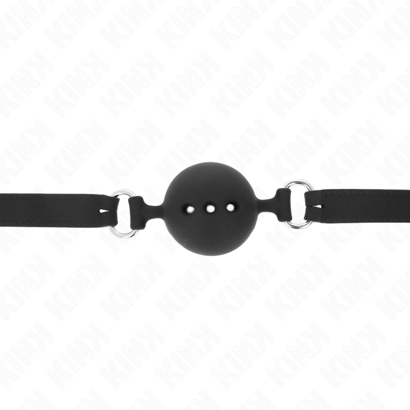 Bavaglio BDSM con Sfera Kink — Silicone, Misura M, Regolabile