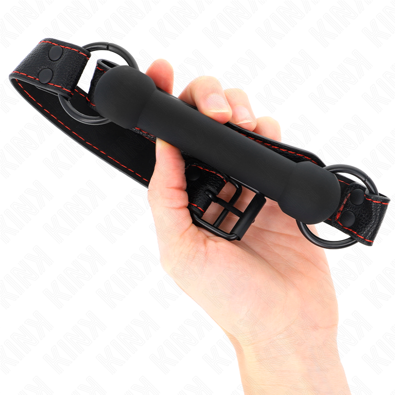 Morso BDSM Bone Gag Kink — Cinturino Similpelle Nero 41-57 cm