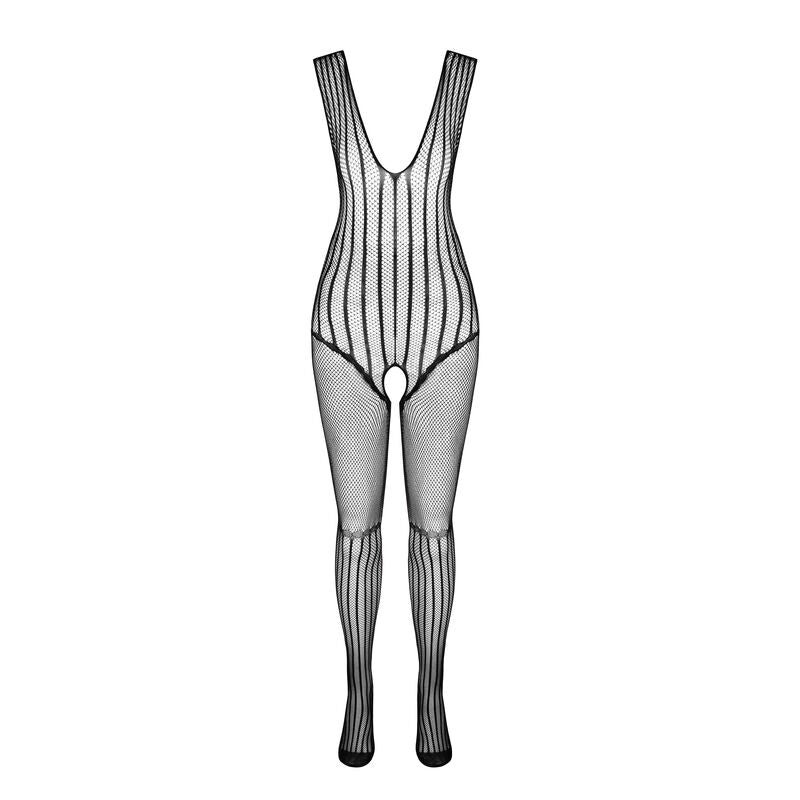 Bodystocking Erotico Passion BS 103 — Nero, Taglia Unica