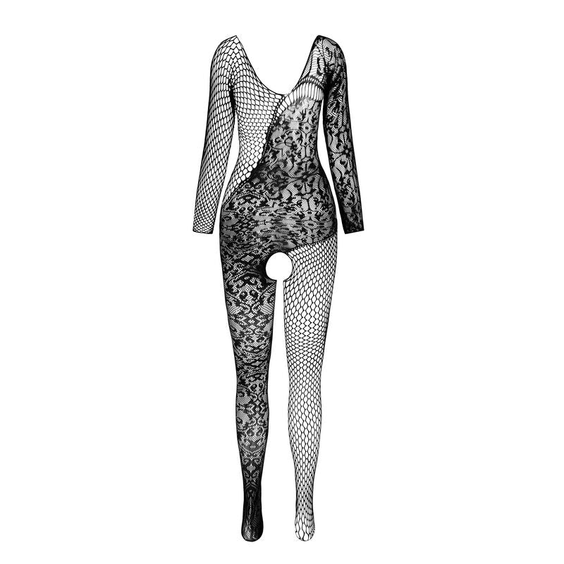 Body Erotico Bodystocking Passion BS107 — Taglia Unica, Bianco