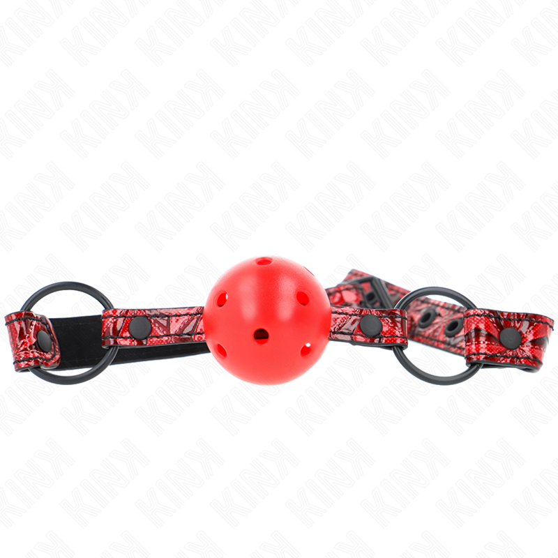 Gag Ball BDSM Kink Diamond — Regolabile 42-60 cm