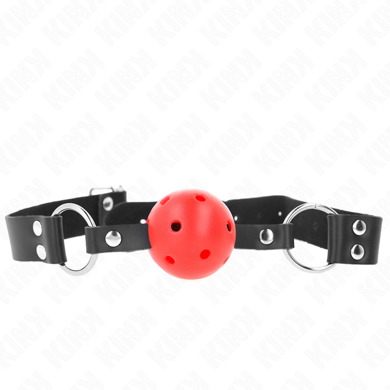 Bavaglio Ball Gag BDSM Kink — Sfera 4 cm, Cinghia Regolabile