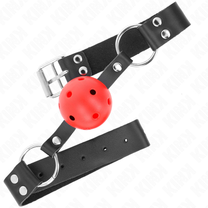 Bavaglio Ball Gag BDSM Kink — Sfera 4 cm, Cinghia Regolabile