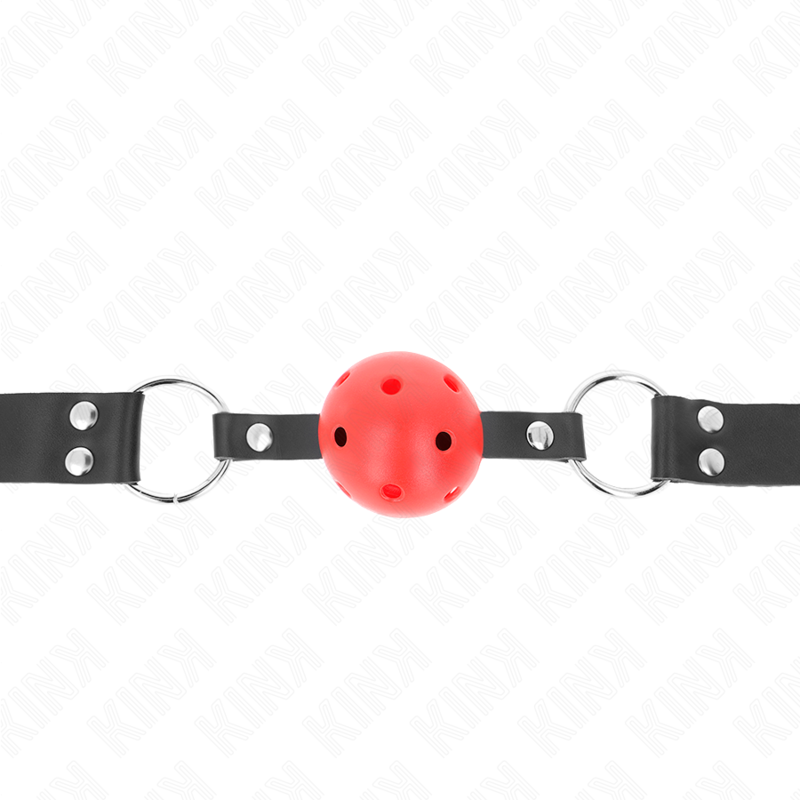 Bavaglio Ball Gag BDSM Kink — Sfera 4 cm, Cinghia Regolabile