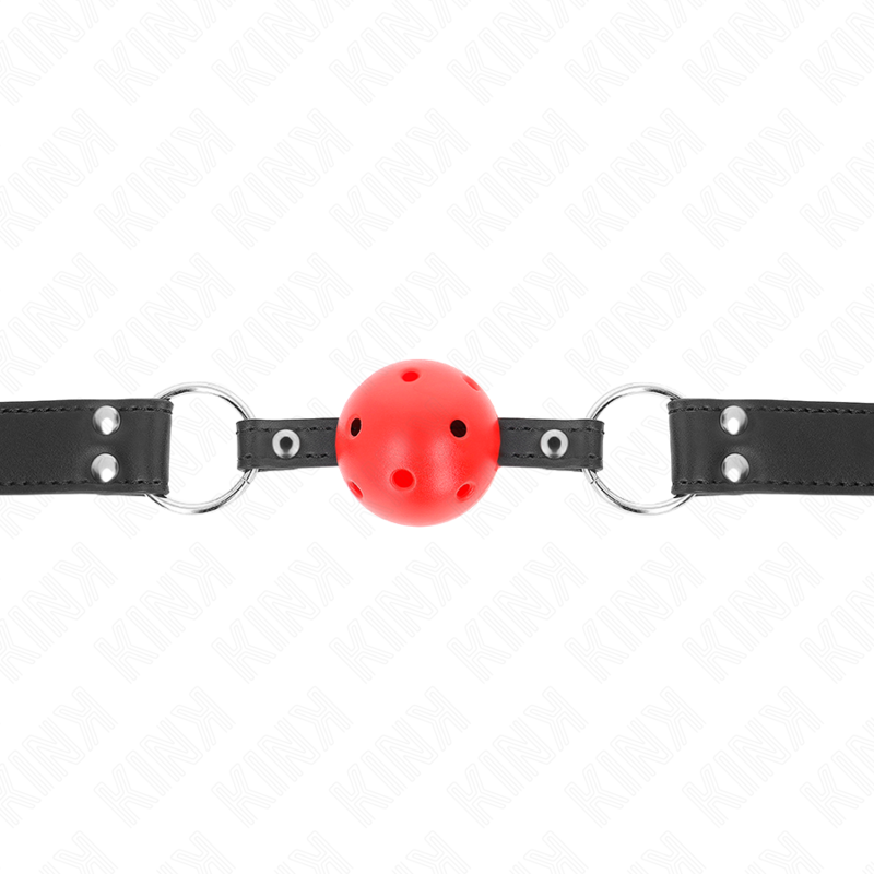 Bavaglio Sfera BDSM Kink — Sfera 4 cm, Cuoio Regolabile