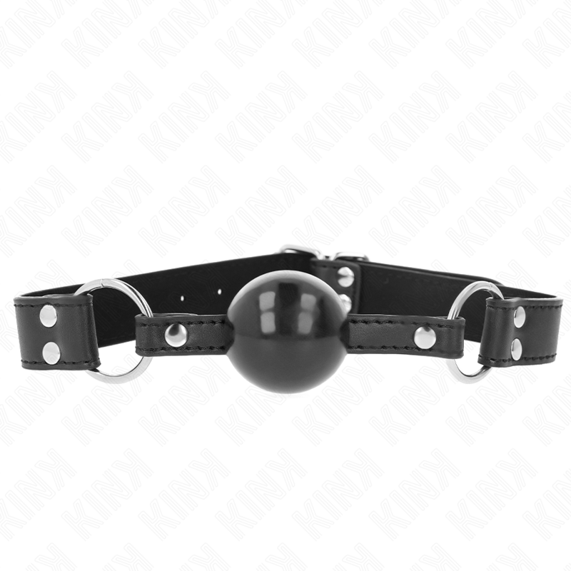 Bavaglio Ball Gag BDSM Kink — Sfera 4 cm, Cinturino Regolabile