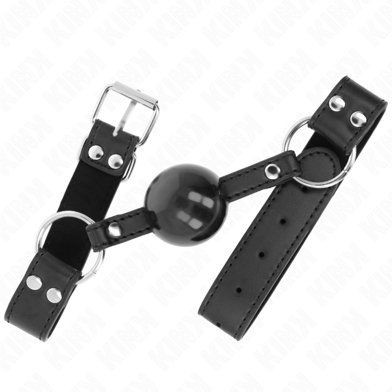 Bavaglio Ball Gag BDSM Kink — Sfera 4 cm, Cinturino Regolabile