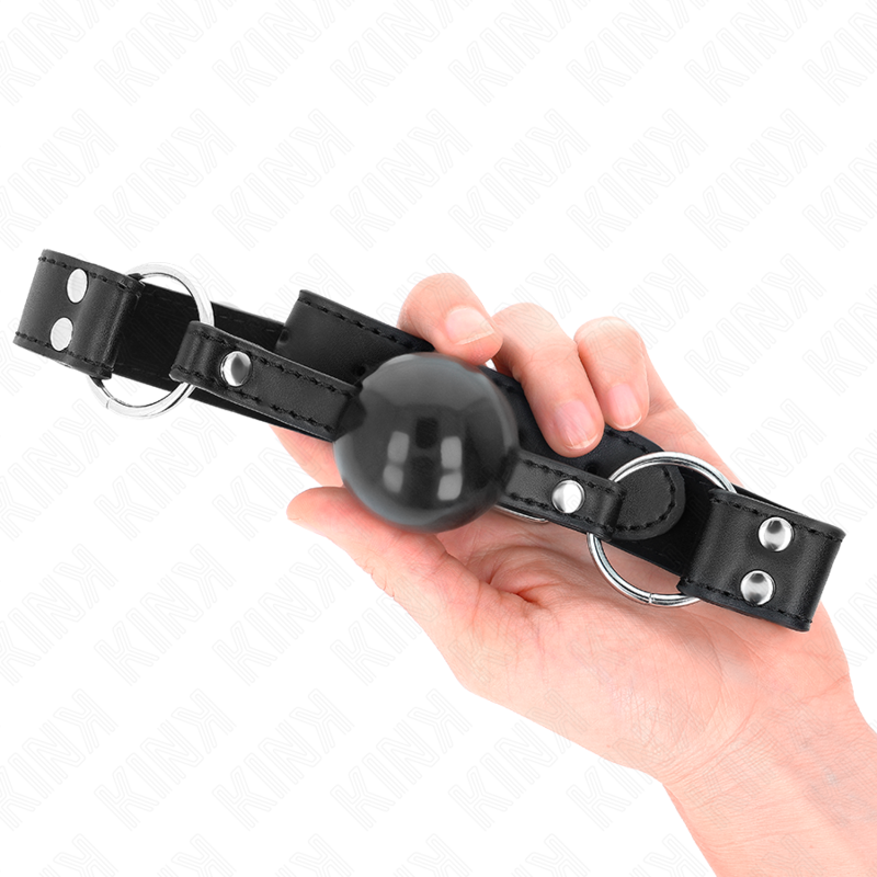 Bavaglio Ball Gag BDSM Kink — Sfera 4 cm, Cinturino Regolabile