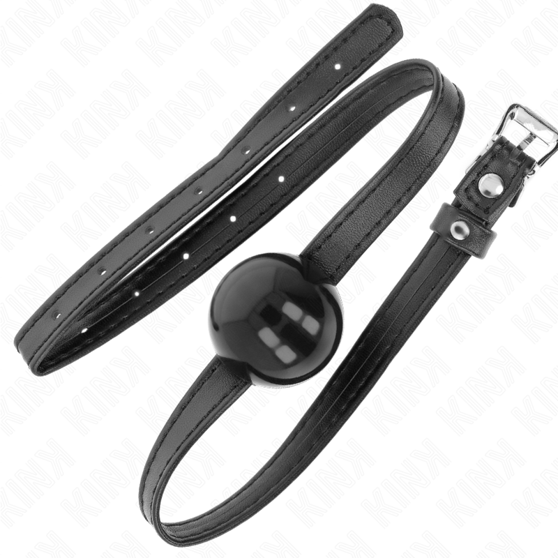 Gag Ball BDSM Kink Simplicity Strap — 4 cm, Cinghia 60 cm
