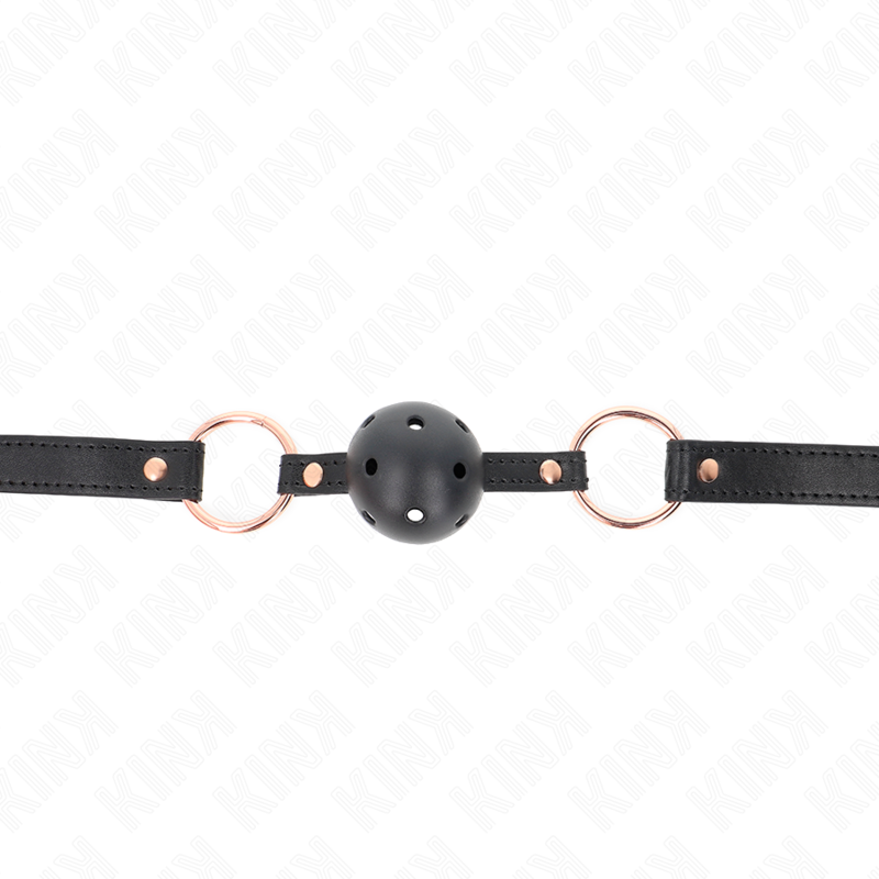 Bavaglio Ball Gag BDSM Kink Premium — TPE 4 cm, Cinghia 60 cm