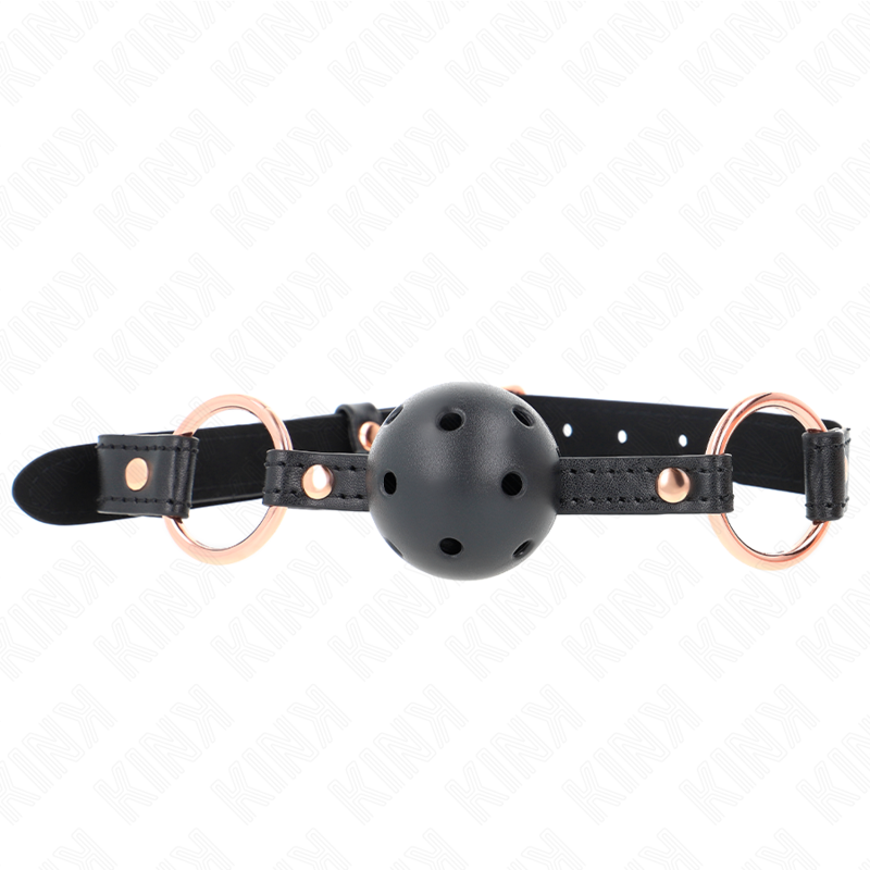Bavaglio Ball Gag BDSM Kink Premium — TPE 4 cm, Cinghia 60 cm