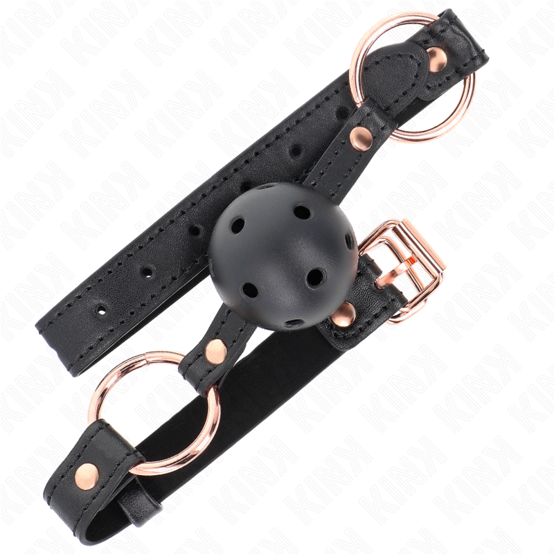 Bavaglio Ball Gag BDSM Kink Premium — TPE 4 cm, Cinghia 60 cm
