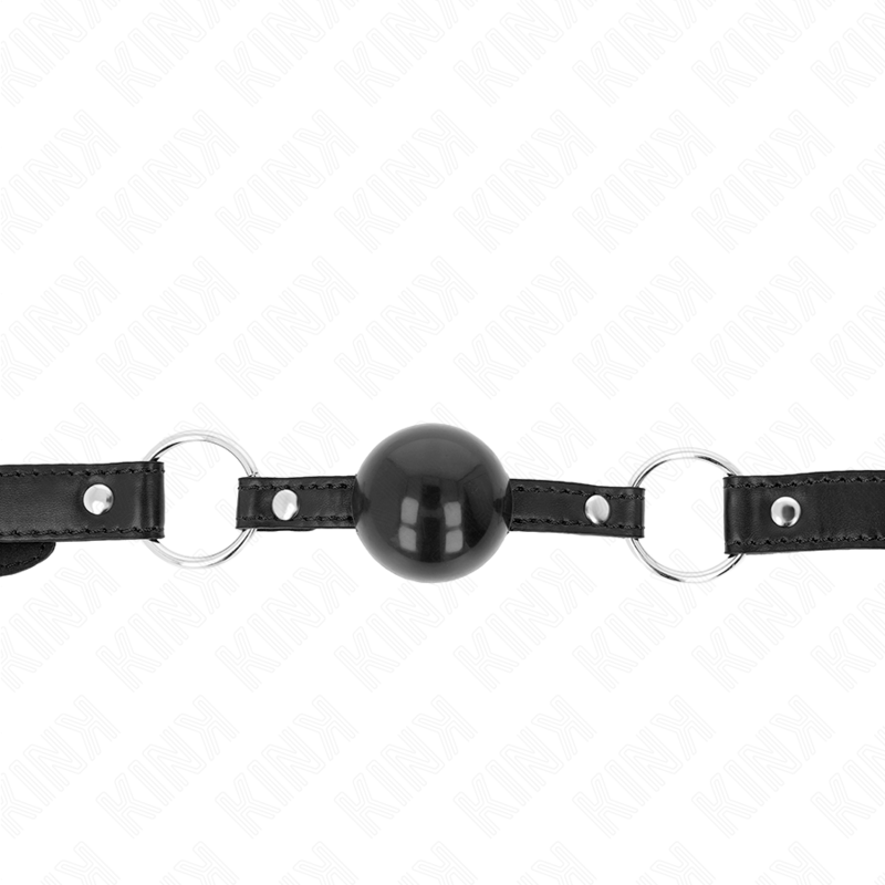 Morso Ball Gag BDSM Kink — TPE, Palla 4 cm, Cinghia 60 cm