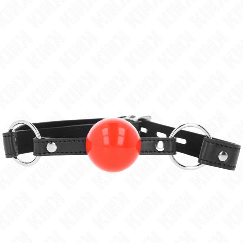 Ball Gag BDSM Kink — Sfera 4 cm, Cinturino 60 cm