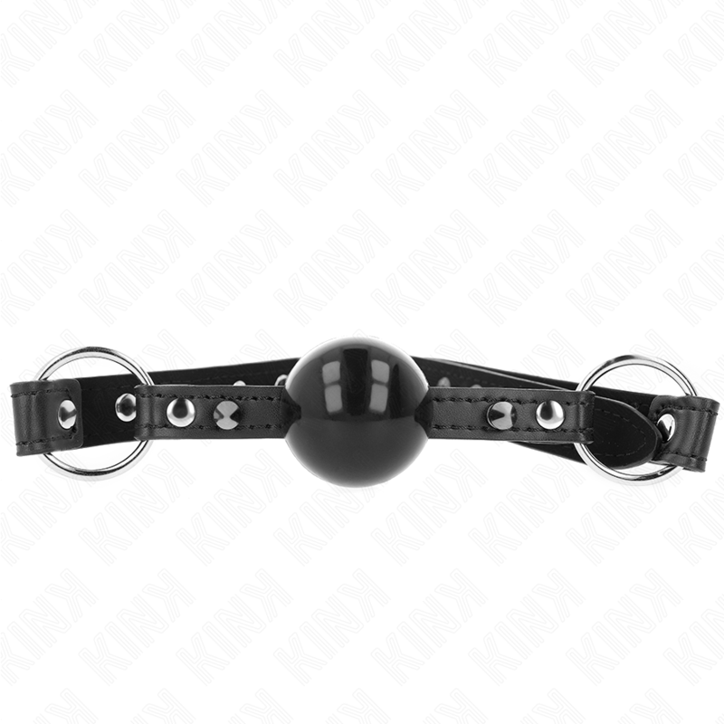 Bavaglio Ball Gag BDSM Kink — Sfera 4 cm, Cinghia 65 cm