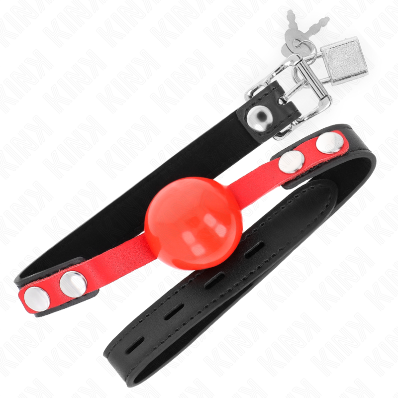 Bavaglio Ball Gag BDSM Kink — TPE Morbido, Cinghia Regolabile