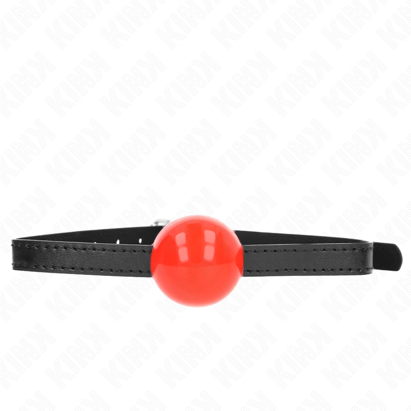 Mordacchia Gag Sfera BDSM Kink — Rossa, 4 cm