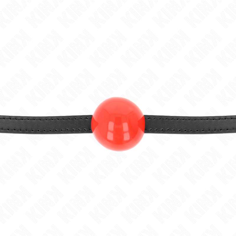 Mordacchia Gag Sfera BDSM Kink — Rossa, 4 cm