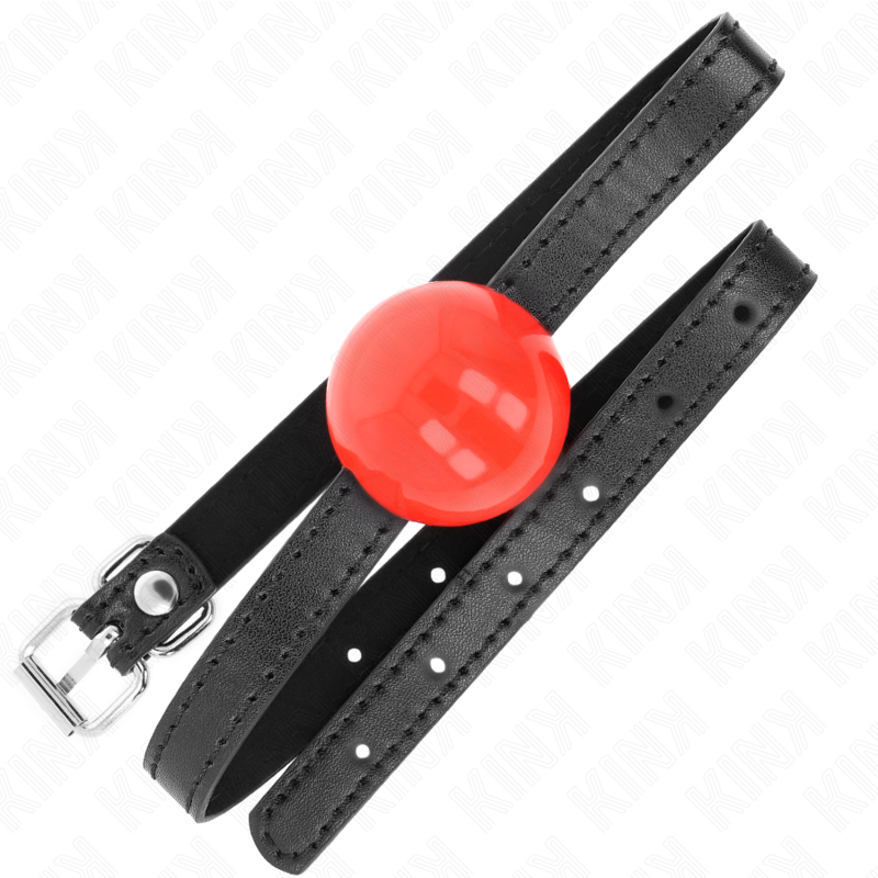 Mordacchia Gag Sfera BDSM Kink — Rossa, 4 cm
