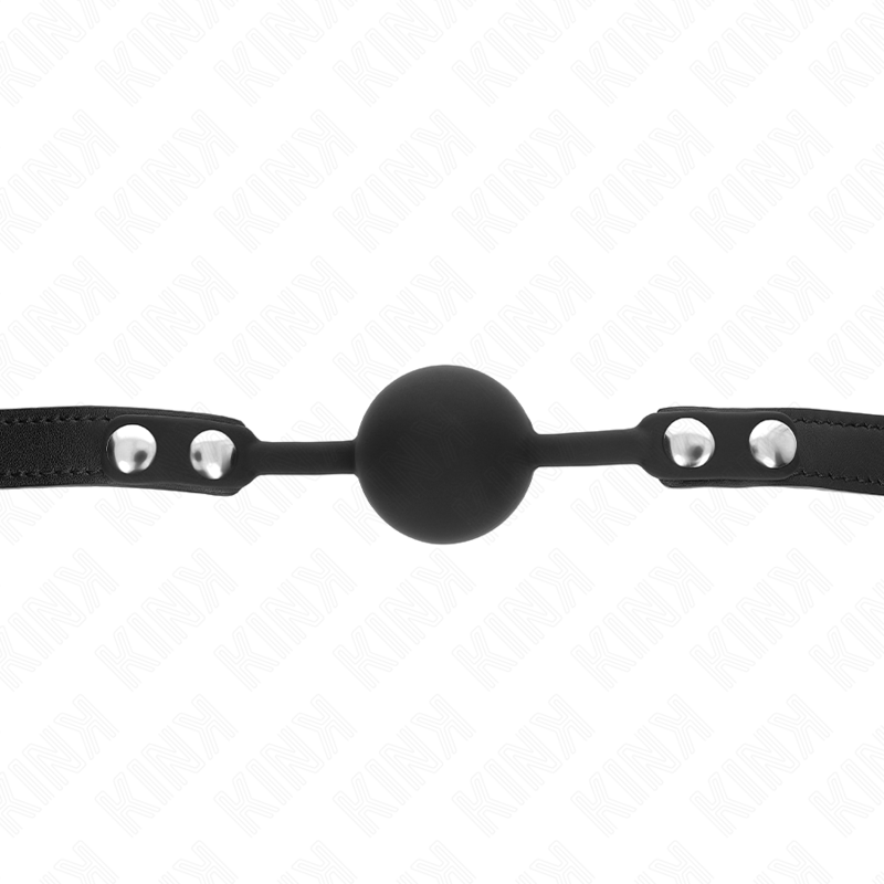 Gag Ball BDSM in Silicone Kink — 4 cm con Cinghia
