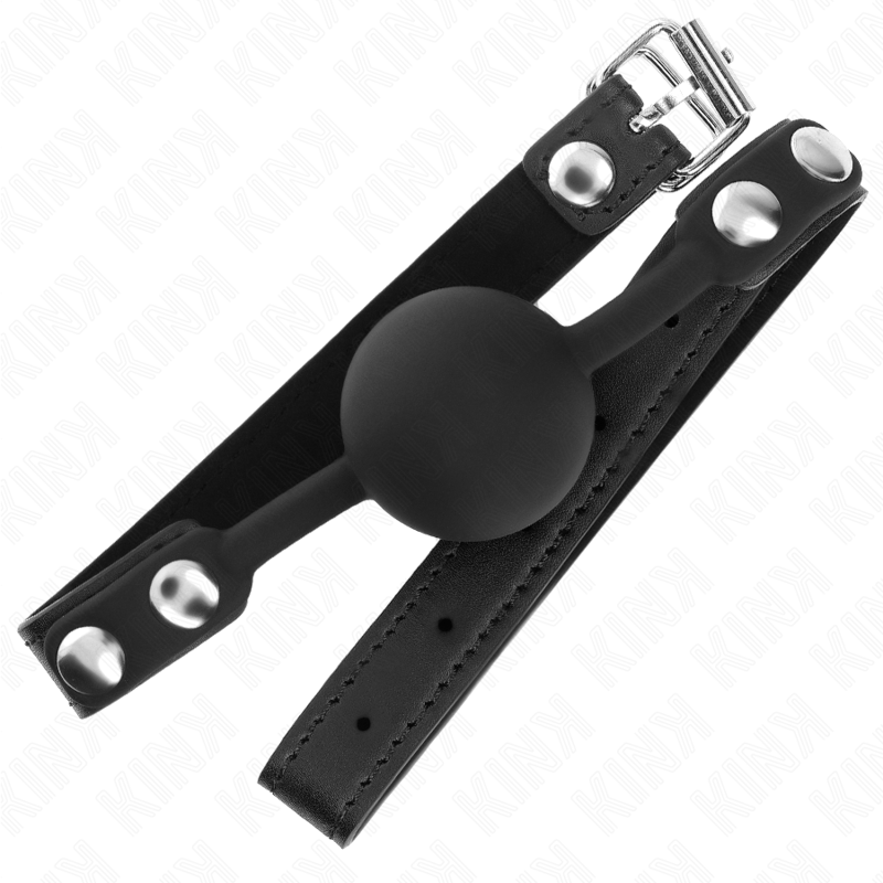 Gag Ball BDSM in Silicone Kink — 4 cm con Cinghia