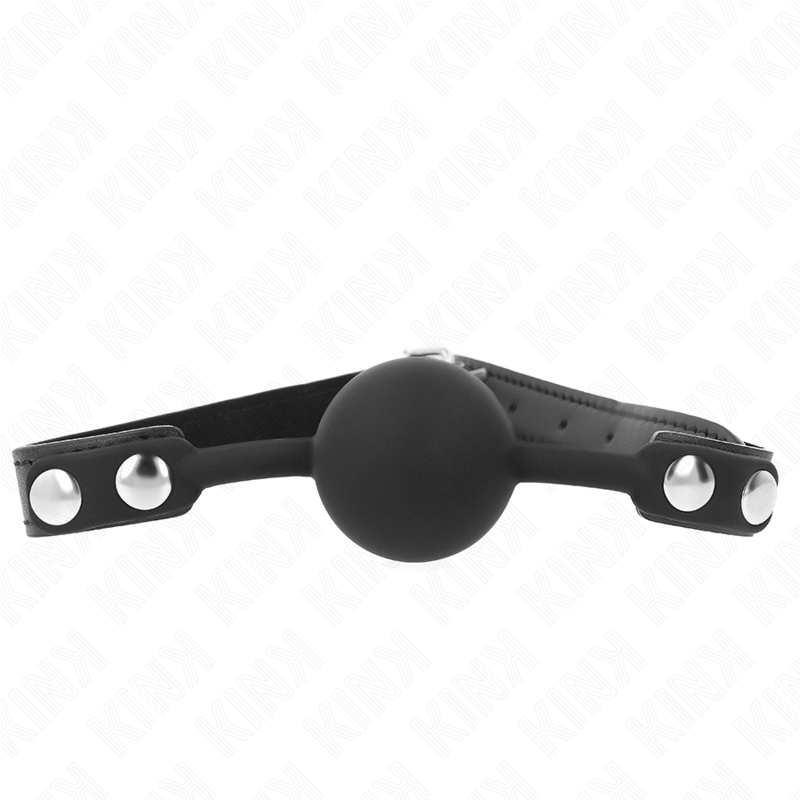 Gag Ball BDSM in Silicone Kink — 4 cm con Cinghia