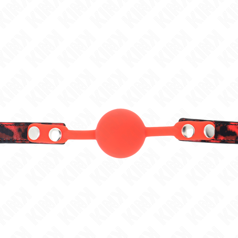 Mordaglio Ball Gag BDSM Kink — Silicone, Lucchetto, 4 cm