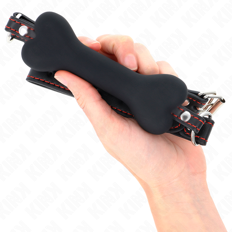 Bavaglio BDSM a Osso Kink — Silicone, 12 cm