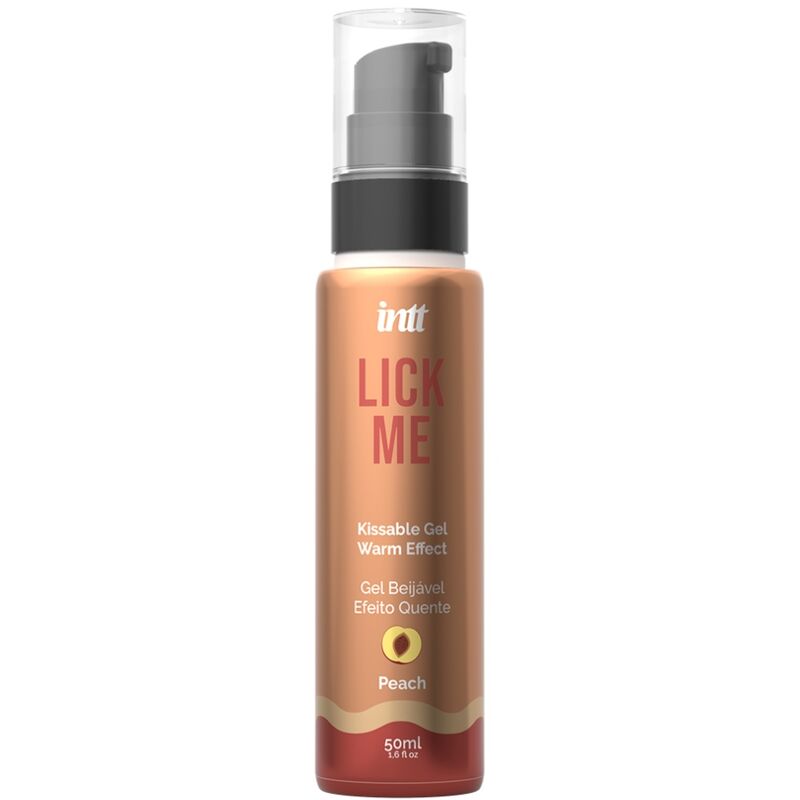 Gel Commestibile Effetto Calore Intt Lick Me — Pesca