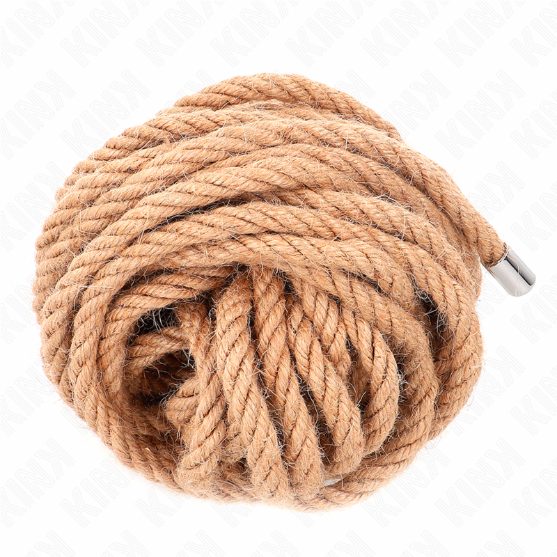 Corda Bondage in Canapa Kink Rope Arts — 10 m, Punta Metallo