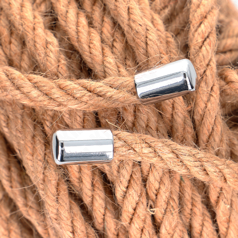 Corda Bondage in Canapa Kink Rope Arts — 10 m, Punta Metallo