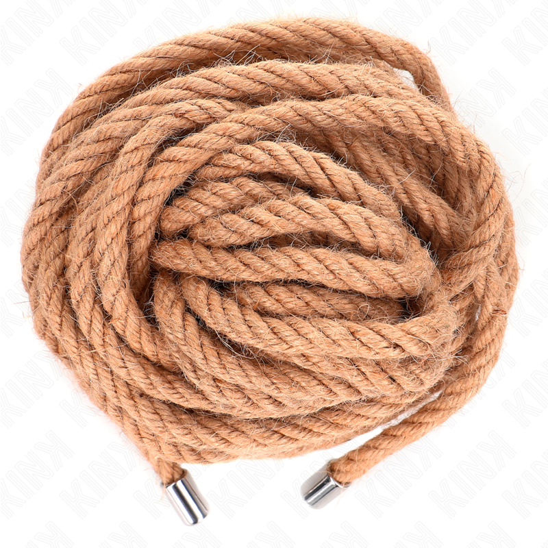 Corda Bondage in Canapa Kink Rope Arts — 10 m, Punta Metallo