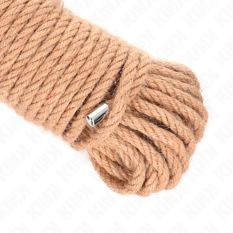 Corda Bondage Canapa Kink Rope Arts — 20 m, Testa in Metallo