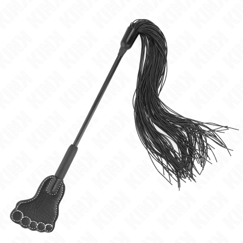 Pagaia BDSM con Frusta Nappa Kink Impact — 31 cm