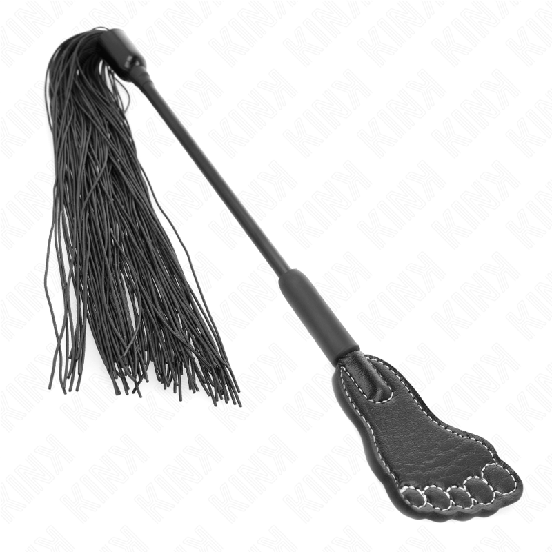 Pagaia BDSM con Frusta Nappa Kink Impact — 31 cm