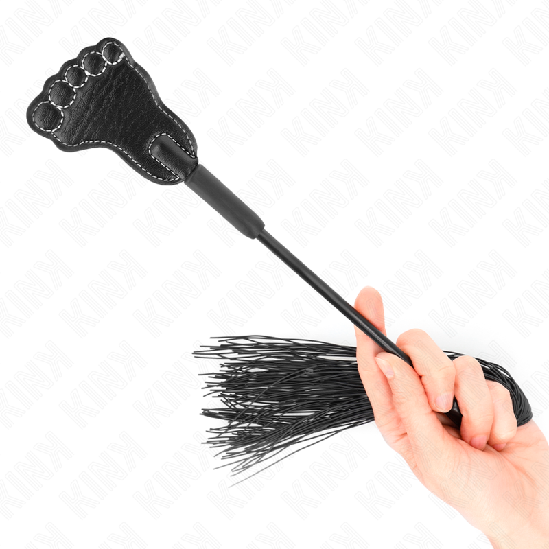 Pagaia BDSM con Frusta Nappa Kink Impact — 31 cm