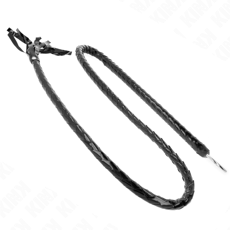 Frusta BDSM Lunga in PVC Lucido Kink — 138 cm