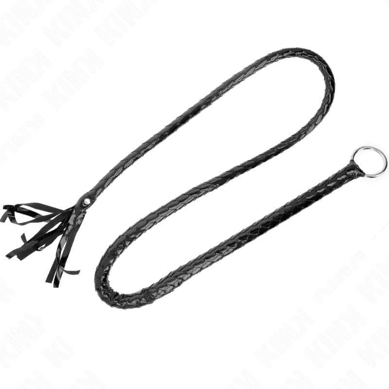 Frusta BDSM Lunga in PVC Lucido Kink — 138 cm